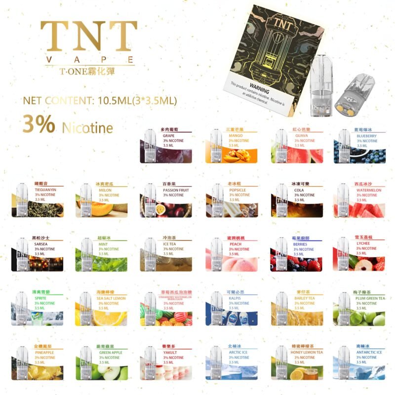 TNT煙彈 4ml一顆 一盒三入