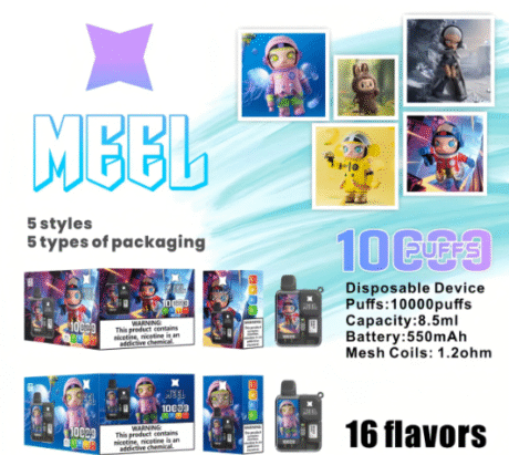 Meel Boost 10000 Puffs 麻將盒子 一次性拋棄式電子煙
